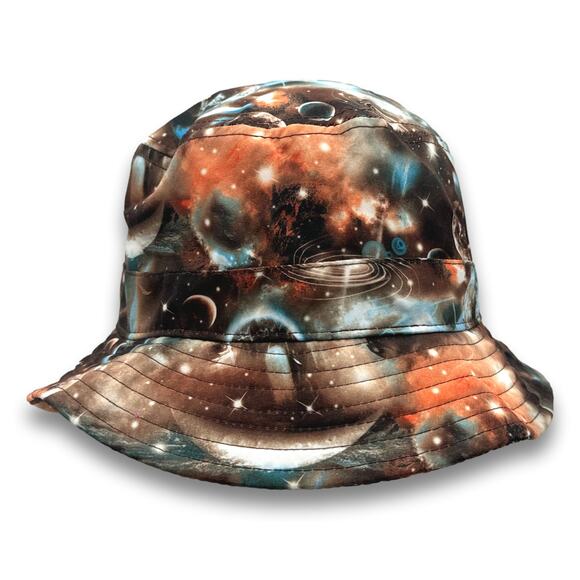 Fisherman Bucket Hat Universe Cosmos Galaxy Graphic Print Outdoor Hiking Cap - Picture 5 of 5